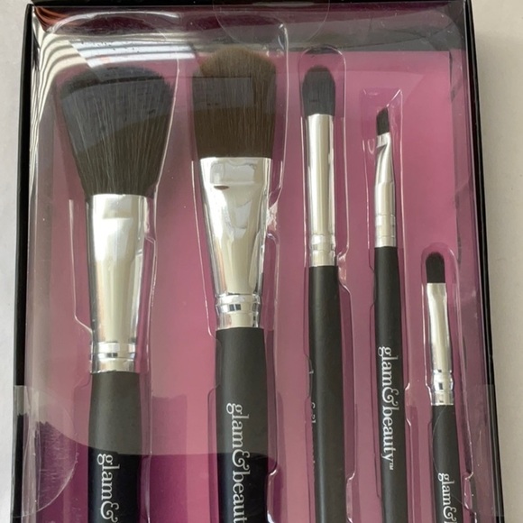 🎉 Glam & Beauty 5 Piece Make Up Brush Set - Picture 3 of 3